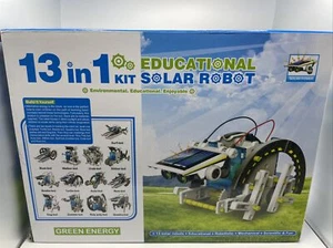 STEM 13 in 1 Solar Robot Kit DIY Learning Coding Science Educational Toy NEW - Picture 1 of 3