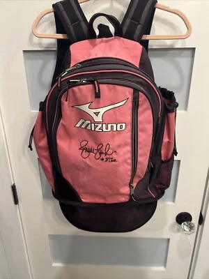 Рюкзак Mizuno Organizer Bat Pack Series Розовый/Черный Jennie Finch Вышитый - Изображение 1 из 4