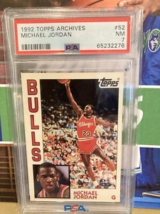 1992 Topps Archives Michael Jordan #52 PSA 7 - Bild 1 von 3