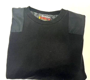 VINTAGE Black Weather Boss Golf Regen Wasserdicht Rundhalsausschnitt Pullover Gr. XXL - Bild 1 von 13