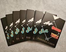 1992 Leaf Donruss Studio Triple Play Baseball Card Promo Packaging Sleeves