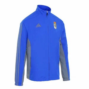 ADIDAS CLIMACOOL FULL ZIP UP TRACK TOP FOOTBALL JACKET OVIEDO ZARAGOZA AGE 13/14 - Picture 1 of 5
