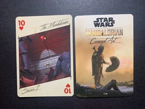 Swap Spielkarte Star Wars The Mandalorian Season 2 TEN OF HEARTS - Bild 1 von 2