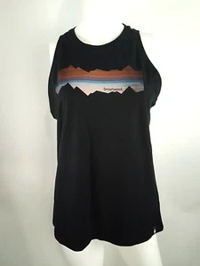 Smartwool Women Mountain Horizon Graphic Tank Black Medium 02771-001 - Picture 1 of 9