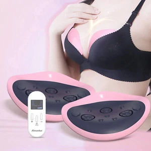 USB Wireless Heating Breast Enhancement Chest Vibration Anti Sagging Massager - Picture 1 of 12