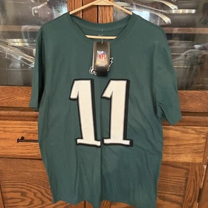 Nike Men's Philadelphia Eagles A.J. Brown #11 Green T-Shirt Large - Picture 1 of 4
