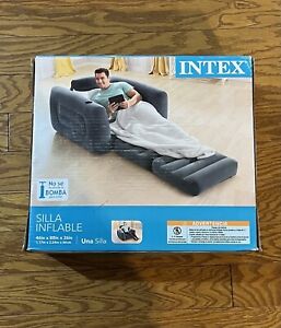 Intex 66551EP aufblasbares ausziehbares Sofa Stuhl Schlafsofa Doppelgröße