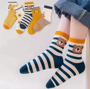 Boys Girls Ankle Socks Children Kids Multicoloured Design Novelty 5,10,20pack - Picture 1 of 15