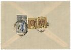 Singapore 1935 Commercial Air Cover to GB w/Silver Jubilee 5c & G V 10c Pair
