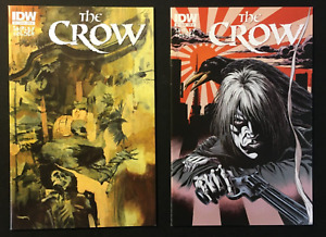 The Crow Death and Rebirth 1 and 1 Variant Kyle Holtz Dan Brown Ashley Wood IDW