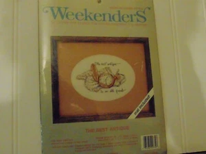 Weekenders Counted Cross Stitch kit - The Best Antique 7' x 5” 02772 - Bild 1 von 4