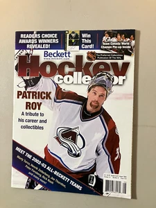 Patrick Roy Hockey Beckett Magazine Meet the 2002-03 All-Star Beckett Teams - Picture 1 of 1
