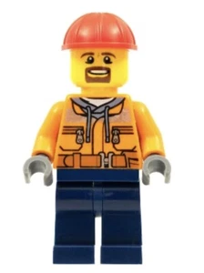 Lego City Forklift Driver trn242 Minifigure New Not Assembled - Picture 1 of 3