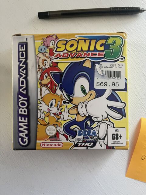 Jogo Sonic Advance 3 - GBA - Sebo dos Games - 10 anos!