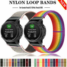 26mm Watch Strap For Garmin Fenix 7X 3HR 5X Plus 6X Pro Nylon Loop Band Bracelet