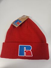 Russell Athletic RED Winter Beanie Hat One Size Fits All NWT