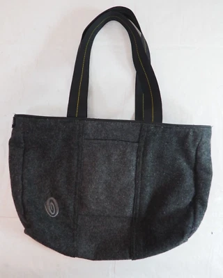 Timbuk2 AX Gray Acrylic Messenger Bag 12" x 9" x 3" Zipper Close EUC - Image 1 of 4