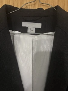 H&M 2 Piece Woman’s Grey Suit EUR 42 Uk 14 work smart wear excellent condition - Picture 1 of 14
