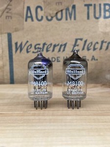 Tube EF95 Mullard NIB NOS – Valve Double Alternance Noire – Préampli Audio