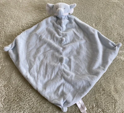 Manta de seguridad Angel Dear azul claro para niños elefante polar Lovey Foto 1 de 4