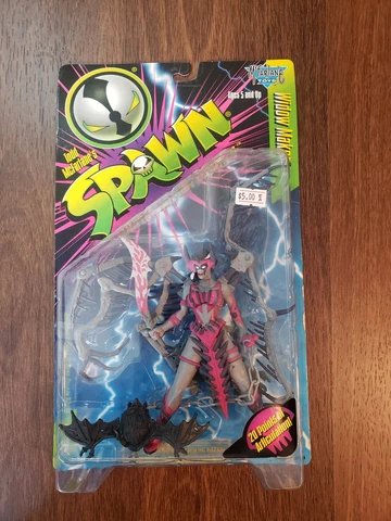 Vintage 90s Spawn Widow Maker Ultra Action Figure McFarlane Toys 1996 t1588 NIB Cover