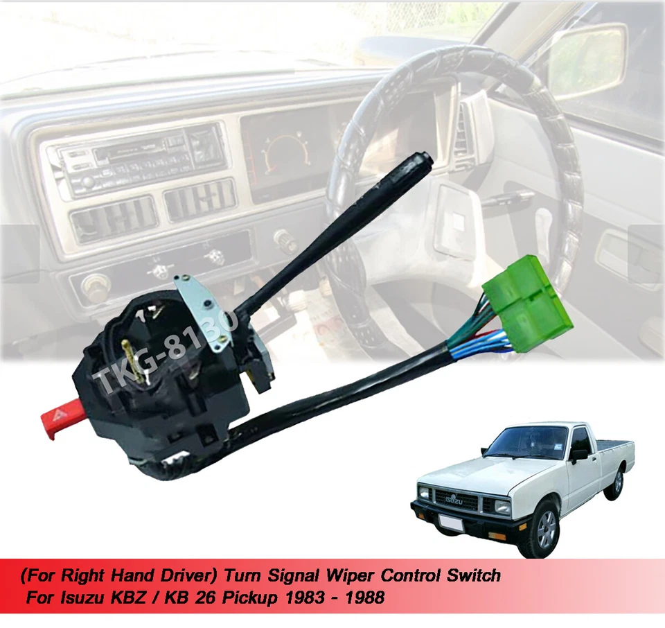 RHD Turn Signal Wiper Control Switch Fit Isuzu KBZ KB26 Pickup 1983 1984 - 1988 - Image 1 of 4