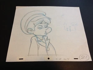 Pinocchio und der Kaiser der Nacht Animation Originalproduktion Skizze Zeichnung - Bild 1 von 4