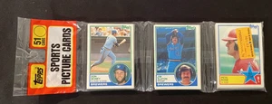 1983 SEALED RACK PACK BASEBALL BOGGS GWNN SANDBERG ROOKIES RC ?? MINT 51 CARDS - Picture 1 of 2