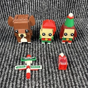LEGO BRICKHEADZ: Reindeer Elf and Elfie (40353) USED SOLD AS SEEN NO BOX RETIRED - Picture 1 of 6
