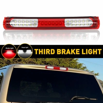 Tercera luz de freno LED roja y luz de carga blanca para Ford Excursion 2000-2005 Foto 1 de 4