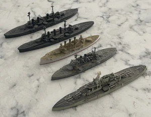 Lot 5 Navis 1/1250 Metal Model Battleships Maine Goliath Aki Ibuki Minas Gerais - Picture 1 of 16
