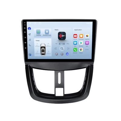 4+64GB Android Radio Navi Carplay DAB+ Bluetooth GPS Für Peugeot 207 2006-2015 - Bild 1 von 4