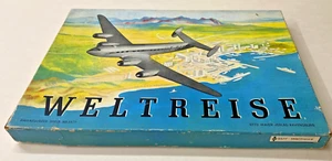 Brettspiel Weltreise Ravensburg aus den 50ger Jahren. Vintage Sammlerstück - Bild 1 von 12