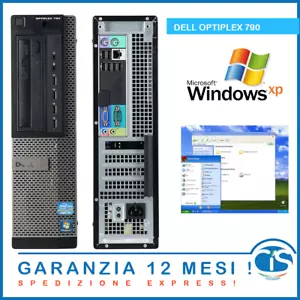 PC COMPUTER DELL WINDOWS XP x32 bit PORTA COM SERIALE RS232 RICONDIZIONATO DESKT - Imagen 1 de 2