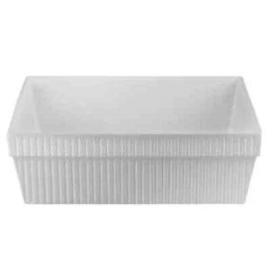 TableCraft CW1494N Cold Holding 24 qt. Natural Finish Aluminum Square Bowl - Picture 1 of 1