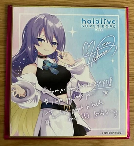 Hololive Super Expo 2023 Message Shikishi Board - Moona Hoshinova - Picture 1 of 1