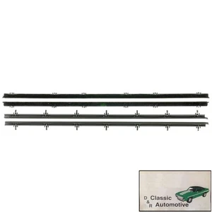 1966 1967 Chevrolet El Camino Door Seals Fuzzy Window Felt Weatherstrip 66 67 - Picture 1 of 1