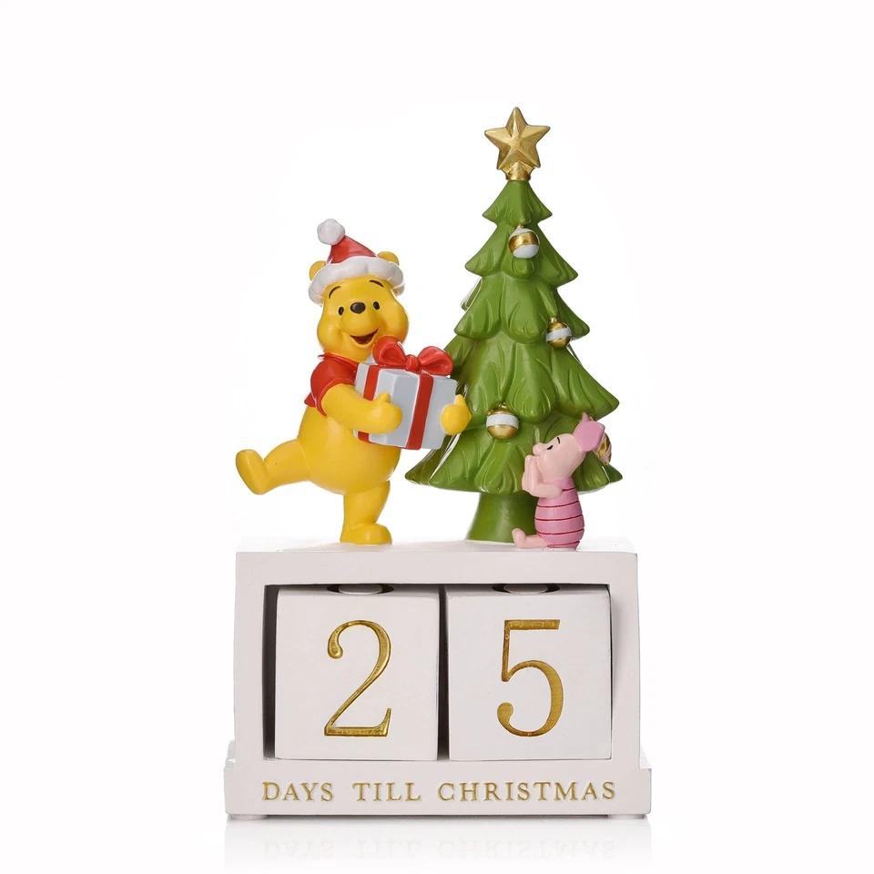 Widdop Disney Winnie the Pooh Countdown Blocks Novelty Christmas Decoration - Image 1 of 1