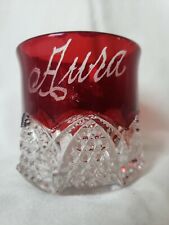 Antique Ruby Glass Cup Aura September 9, 1925