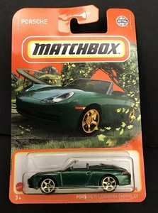 2022 MATCHBOX Metal PORSCHE 911 CARRERA CABRIOLET 27/100 MBX HWY BOX SHIPS FREE - Picture 1 of 9
