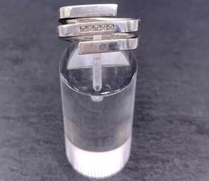 Fossil 925/- Silberring simulierter Diamant, Ringgröße 51, Damen, guter Zustand - Bild 1 von 2