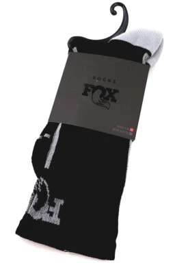 Велосипедные носки FOX Transfer Coolmax, черные, 7 дюймов, маленькие/средние - Изображение 1 из 4