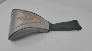 K28 1 #1 Wood Golf Club Head Cover Gray/Gold - Picture 1 of 8