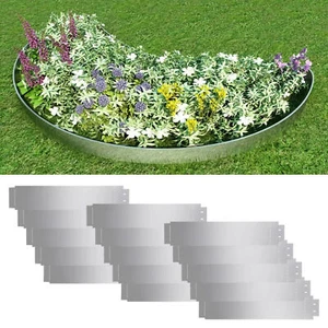 Tidyard 15 pcs Lawn Fence Garden Border Lawn Edging Plant Bordering Flower Q8Y2 - Picture 1 of 10