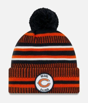 Gorra tejida deportiva para el hogar lateral Chicago Bears 2019 Foto 1 de 4