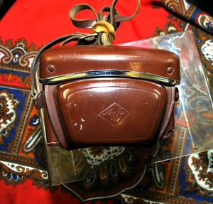 CUSTODIA VINTAGE PER FOTOCAMERA ANALOGICA " AGFA " Interni cm. 12,5 x 4,00 x 7,7 - Picture 1 of 4