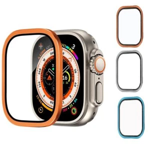 49mm Frame Bezel Tempered Glass Screen Protector Film For Apple Ultra Watch X9F9 - Zdjęcie 1 z 13