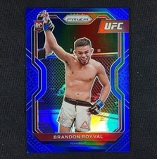 2021 Panini Prizm UFC #68 Brandon Royval RC Blue Prizm Rookie /199