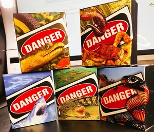 AUSTRALIAN **DEADLY AND DANGEROUS** SERIES FEATURING ONE LOT OF 5 COINS WITH BOX - Picture 1 of 10