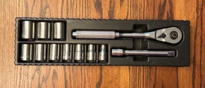Allen Tool Company 12-Piece 1/2"-Drive SAE Socket Set 7/16"-1" Made in U.S.A. - Bild 1 von 11